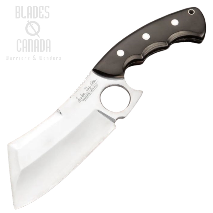 Gil Hibben Legacy Cleaver Fixed Blade Knife, Leather Sheath, GH5091 (image for) Gil Hibben Legacy Cleaver Fixed Blade Knife, Leather Sheath, GH5091